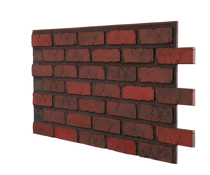 Antique Brick - Dark Red - Dark Grout